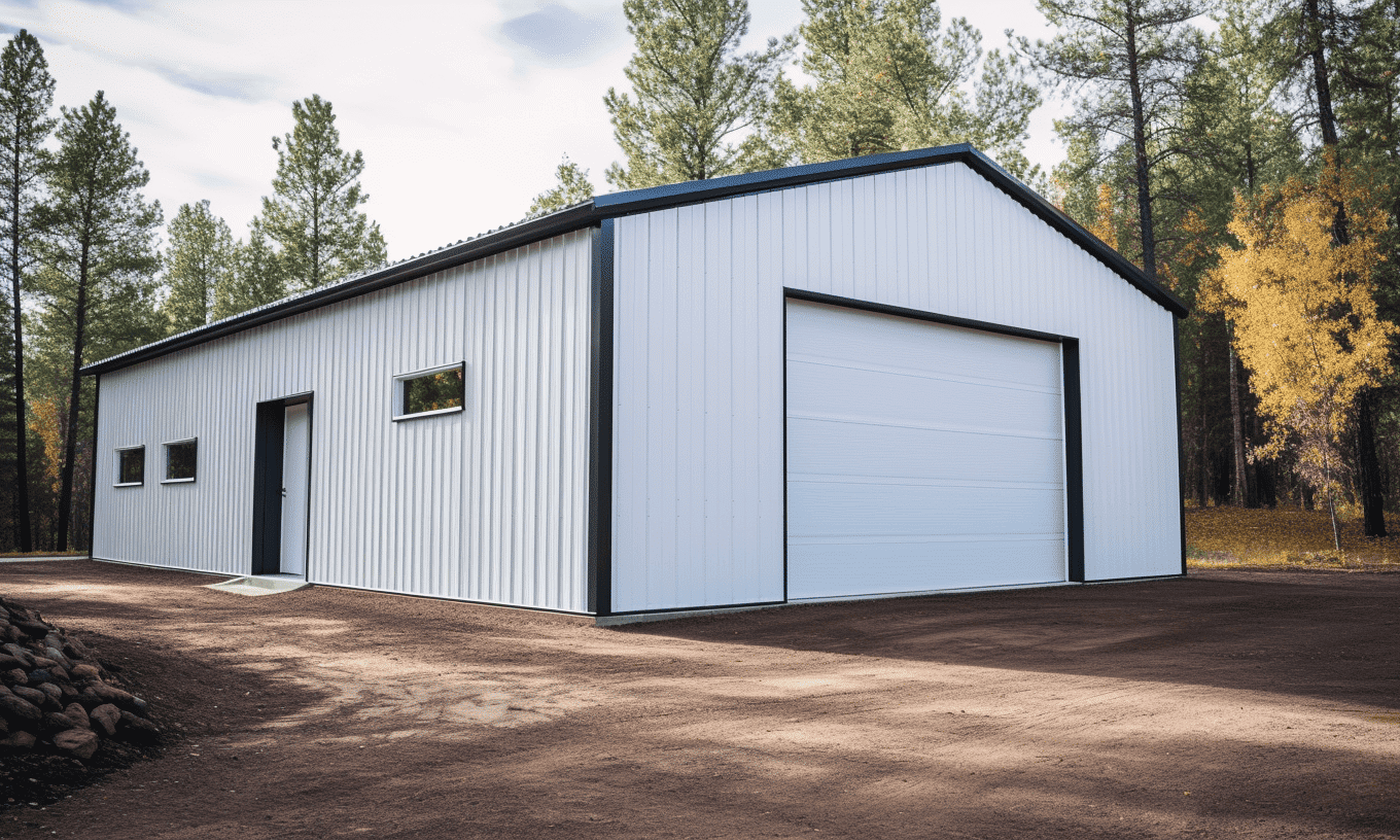 Modern steel garage showcasing stylish design and practical everyday usage