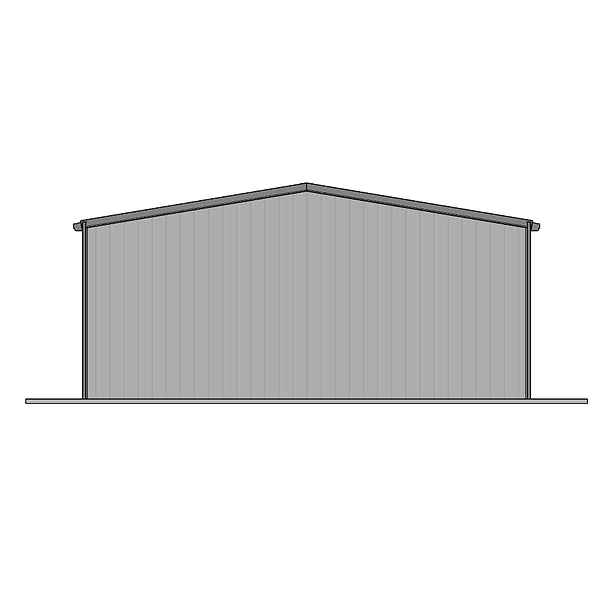 "Durable 30x40-2 steel building kit ready for assembly"