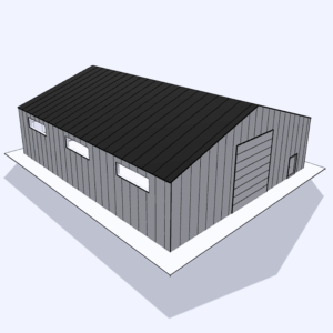 Durable 50x60 steel building kit for easy assembly and long-lasting construction