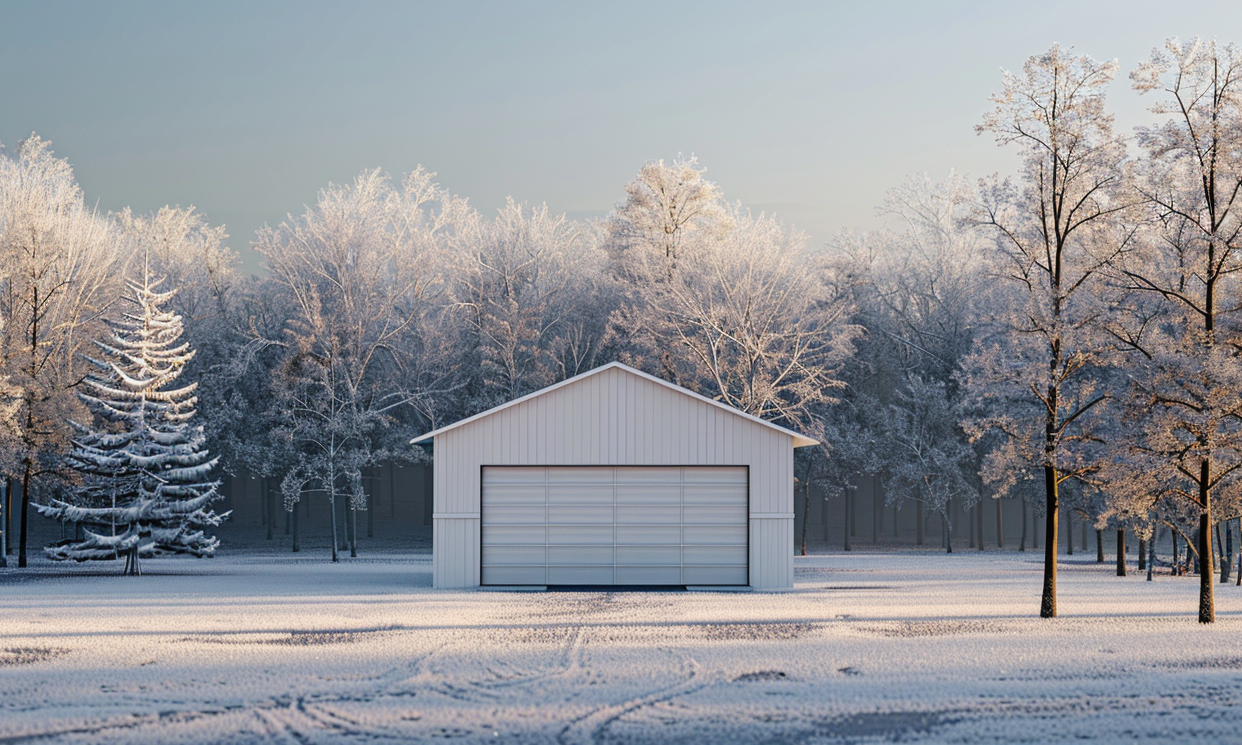 Alberta Home with Spacious White Garage