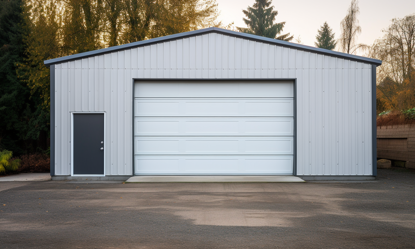 "Durable Alberta Steel Garages providing secure and safe storage solutions"