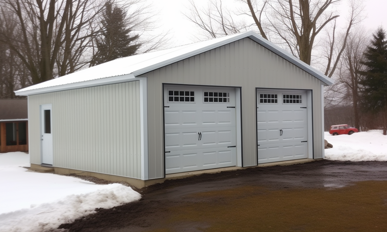 "Modern automated steel garage doors installed by Ontario company"