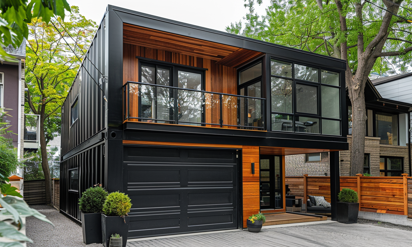 Modern British Columbia Shipping Container Home