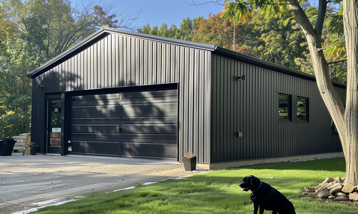 Steel Garage Buildings in Canada