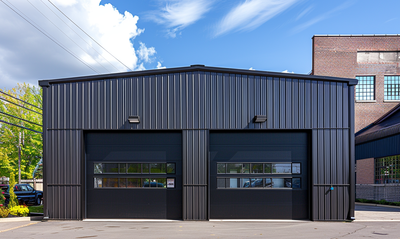 Modern Steel Garages Enhancing Manitoba Properties.