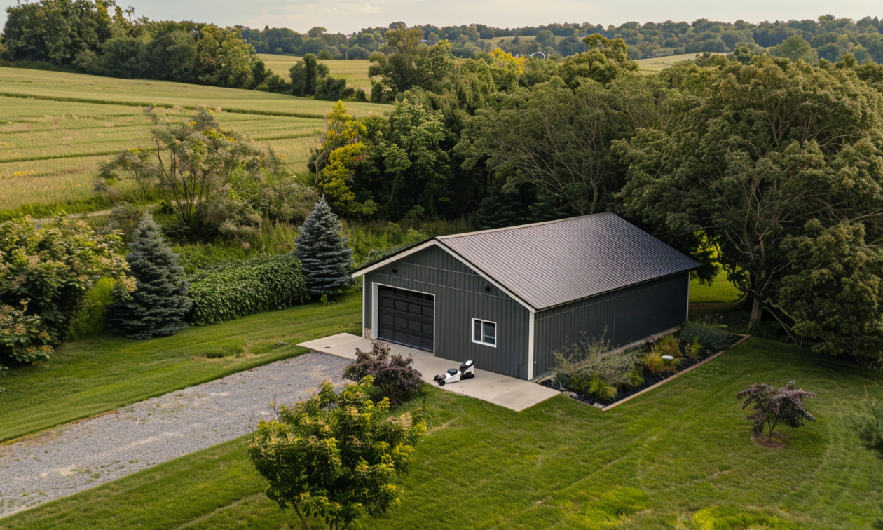 Durable and adaptable garage kits showcased in a British Columbia setting